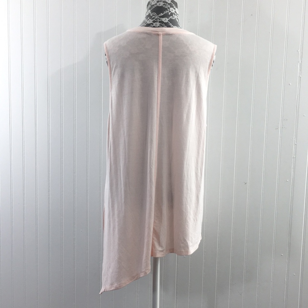 Athleta Pink Asymmetrical Hem Tank Tunic Top - Picture 3 of 11